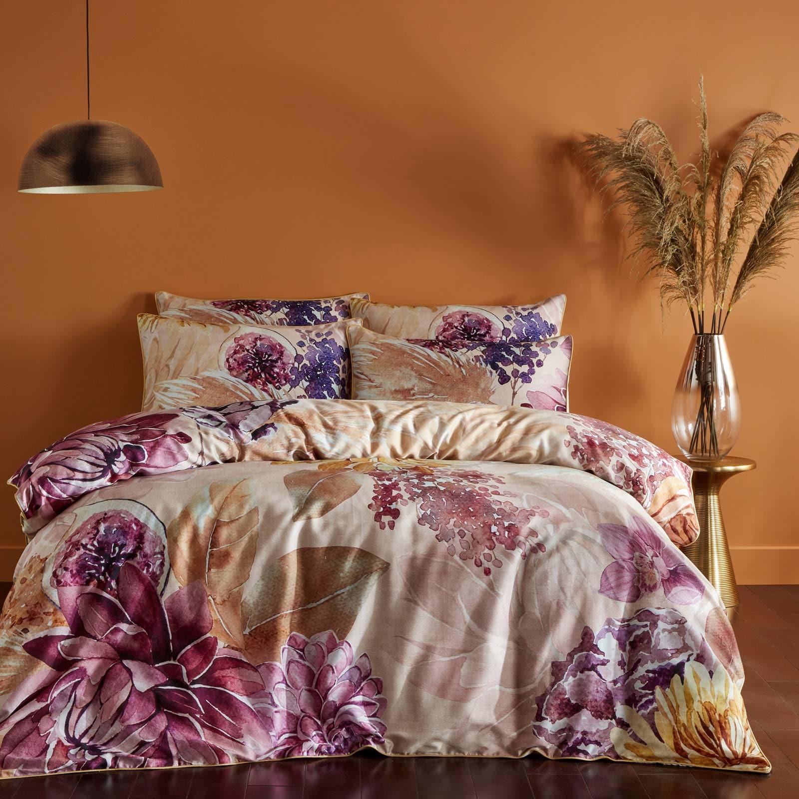 Saffa Floral Cotton Duvet Cover Set – Ideal