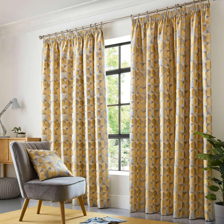 Geometric Curtains To Jazz Up Your Living Space - Ideal