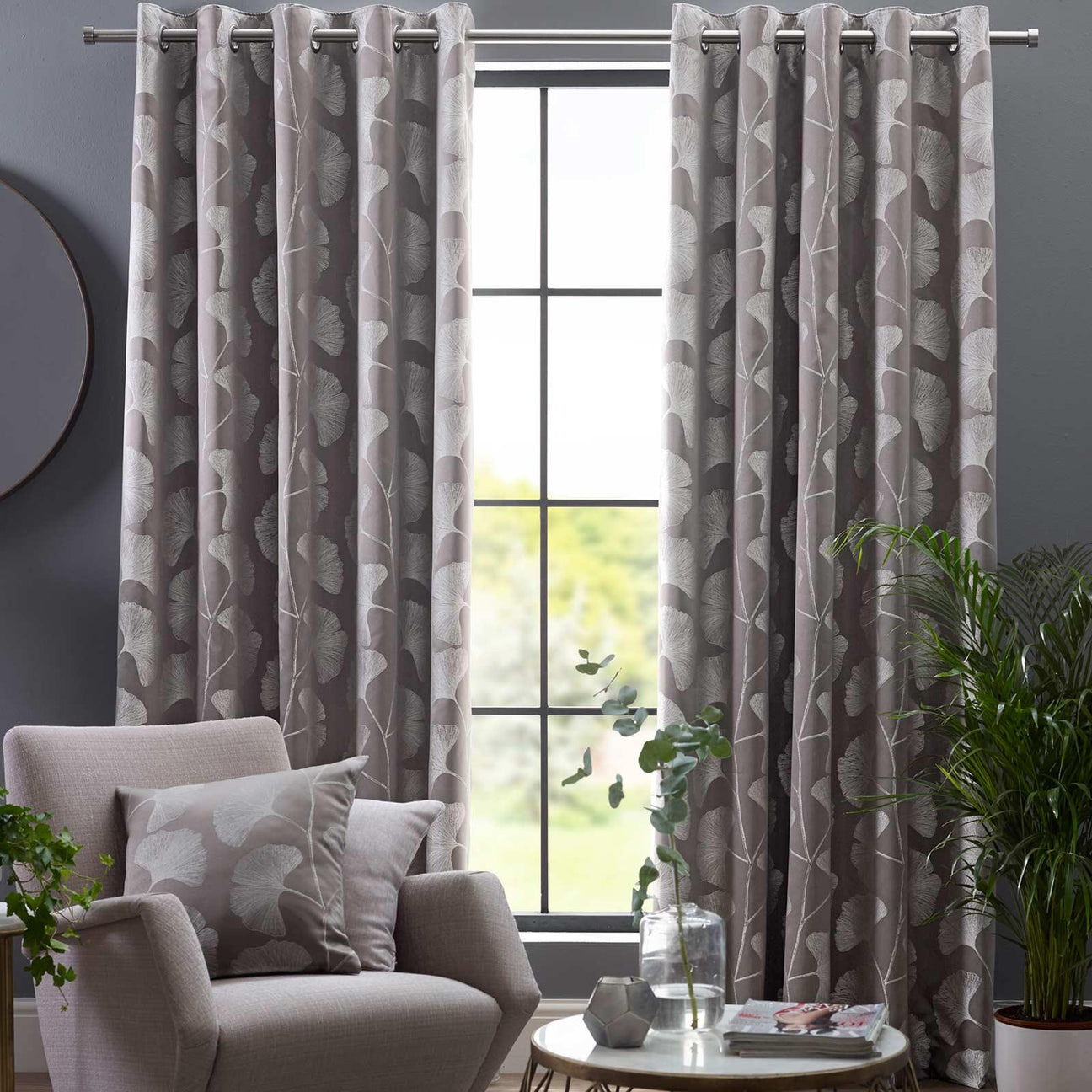 Floral Ready Made Curtains - Ideal