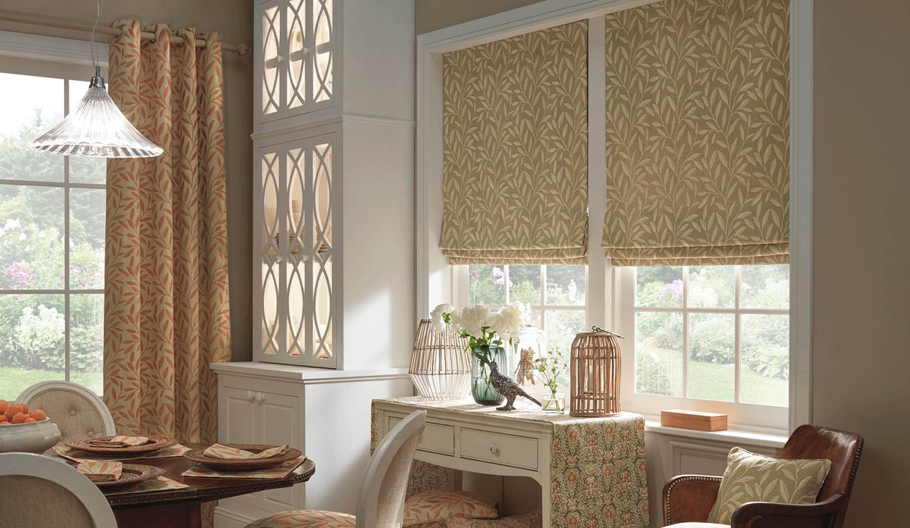 Patterned Roman Blinds - Ideal