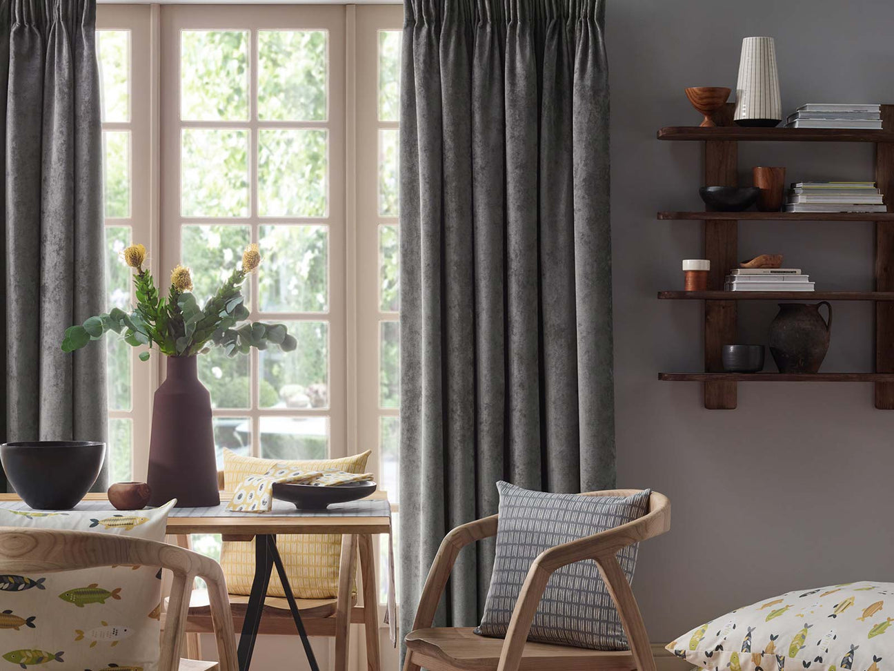 Velvet & Chenille Curtains - Ideal