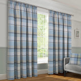 Braemar Tape Top Curtains Duck Egg