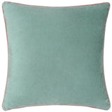 Meridian Velvet Piped Cushion Cover 22" x 22" (55cm x 55cm)