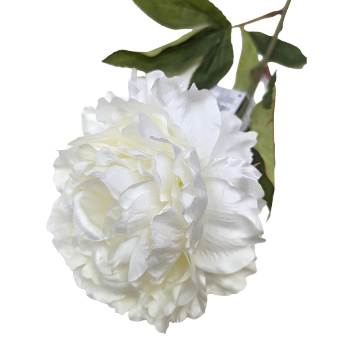 Artificial Peony Flower Stem Cream