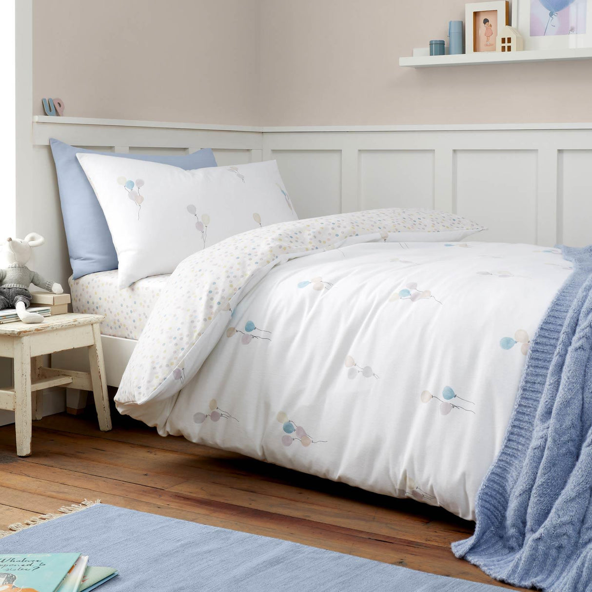 Brushed Balloons Duvet Cover Set