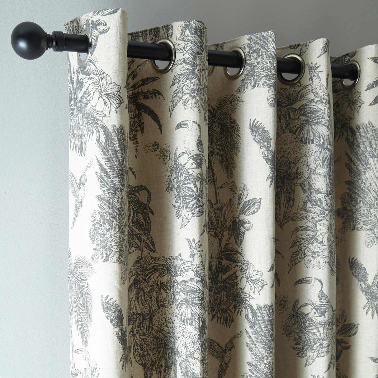 Saranda Jungle Eyelet Curtains