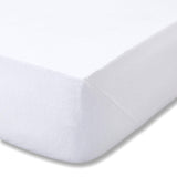 Brushed Cotton Flannelette Fitted Sheet White