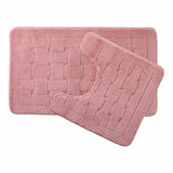 Orkney Bath Mat and Pedestal Bathroom Set