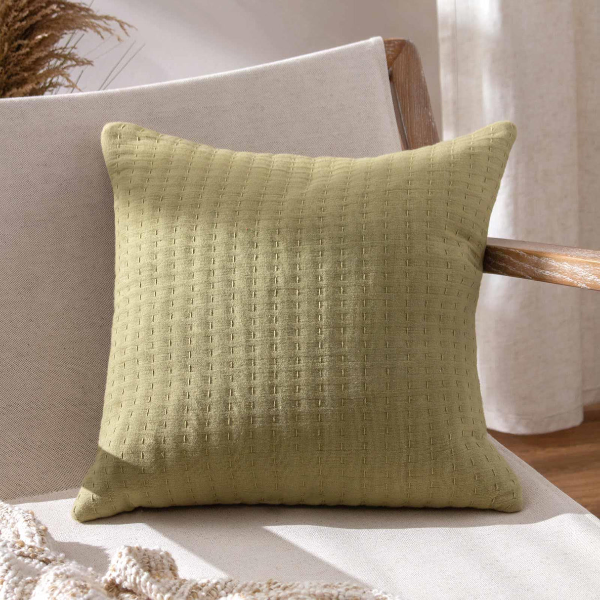 Hush Cotton Cushion Cover 18" x 18" (45cm x 45cm)