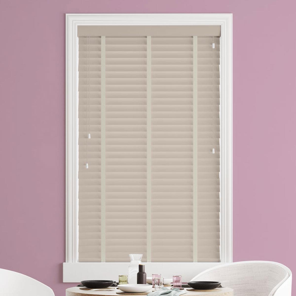 Sunwood Wood Morena Made to Measure Venetian Blind with Mist Tapes