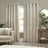 Bali Jacquard Leaf Eyelet Curtains