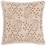 Hara Woven Fringed Cotton Cushion Cover 20" x 20" (50cm x 50cm)