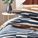 Piper Abstract Cotton Rich Reversible Duvet Cover Set