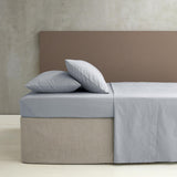 Easy-Iron Percale Flat Sheet Grey