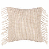 Nimble Fringed Cotton Cushion Cover 18" x 18" (45cm x 45cm)