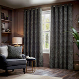 Gatsby Jacquard Lined Eyelet Curtains