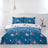 So Soft Hummingbird Duvet Cover Set Blue