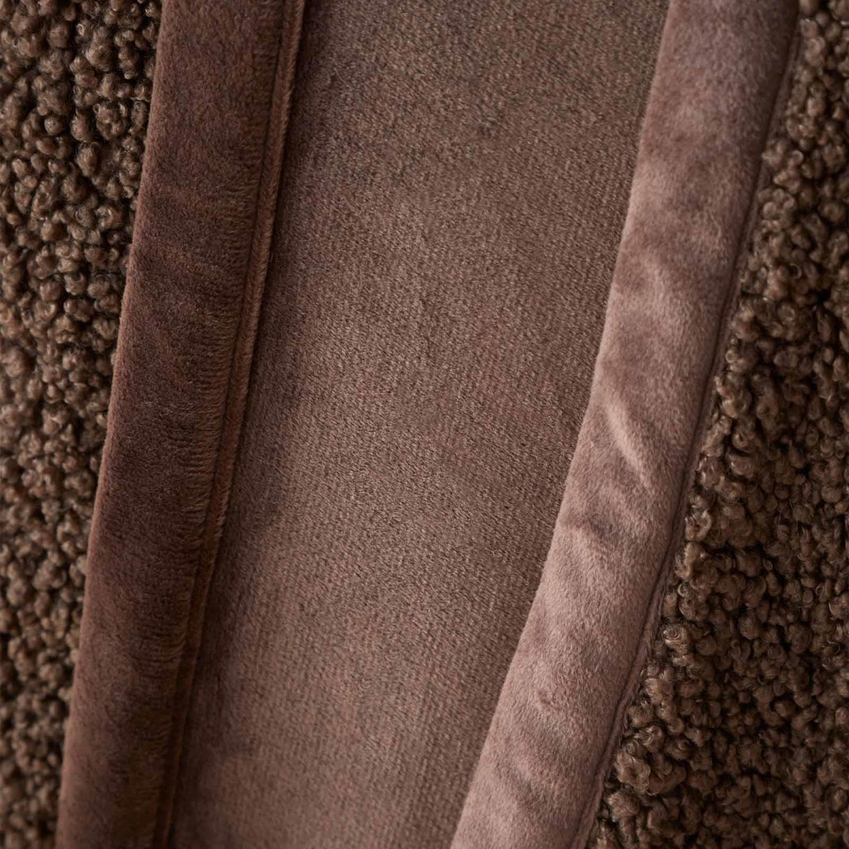 So Soft Velvet Bouclé Throw Chocolate