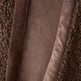 So Soft Velvet Bouclé Throw Chocolate