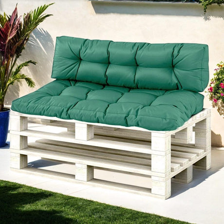 Green Indoor Outdoor Pallet Cushions