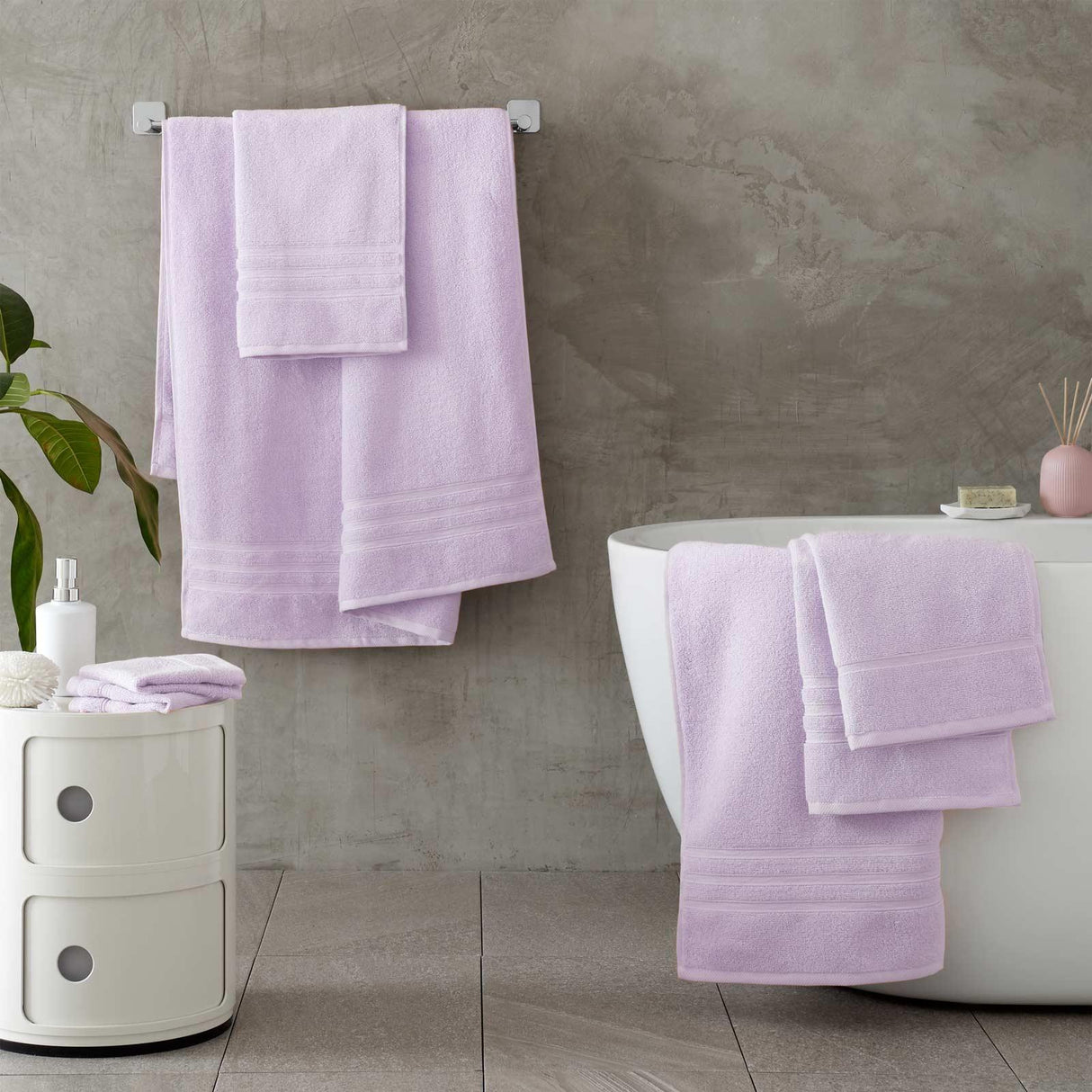 Zero Twist Bath Sheet Bale Lilac