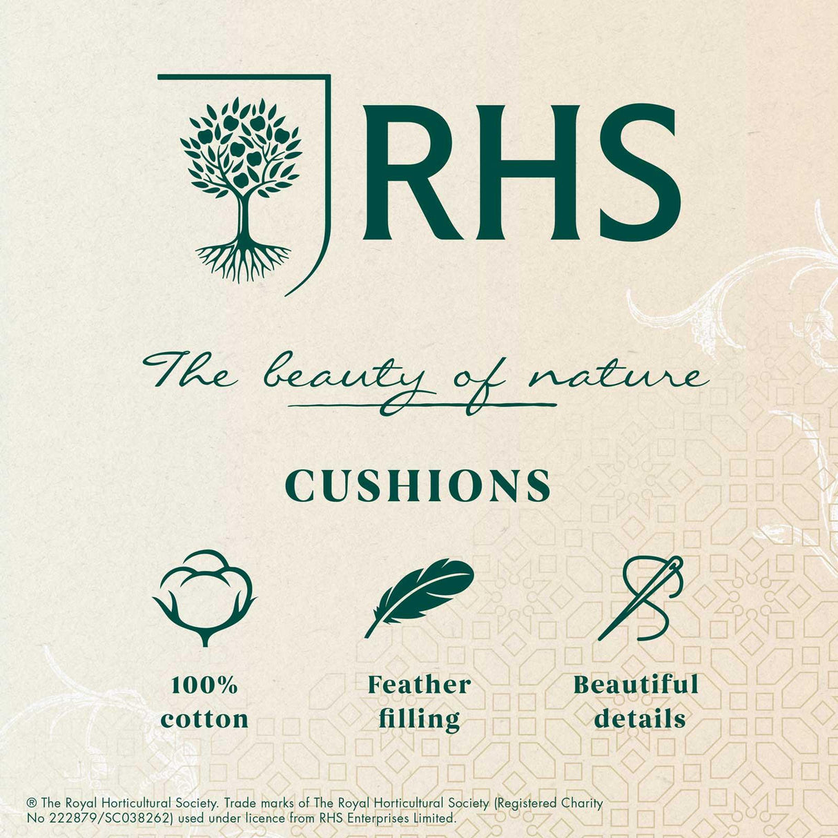 RHS Cottage Meadow Cushion