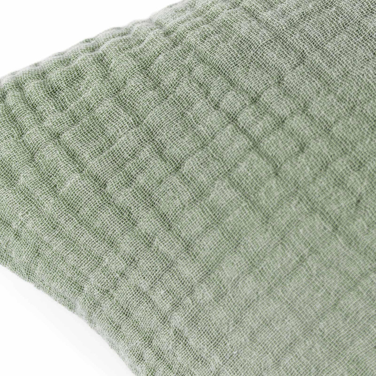 Lark Muslin Crinkle Cotton Cushion Cover 18" x 18" (45cm x 45cm)