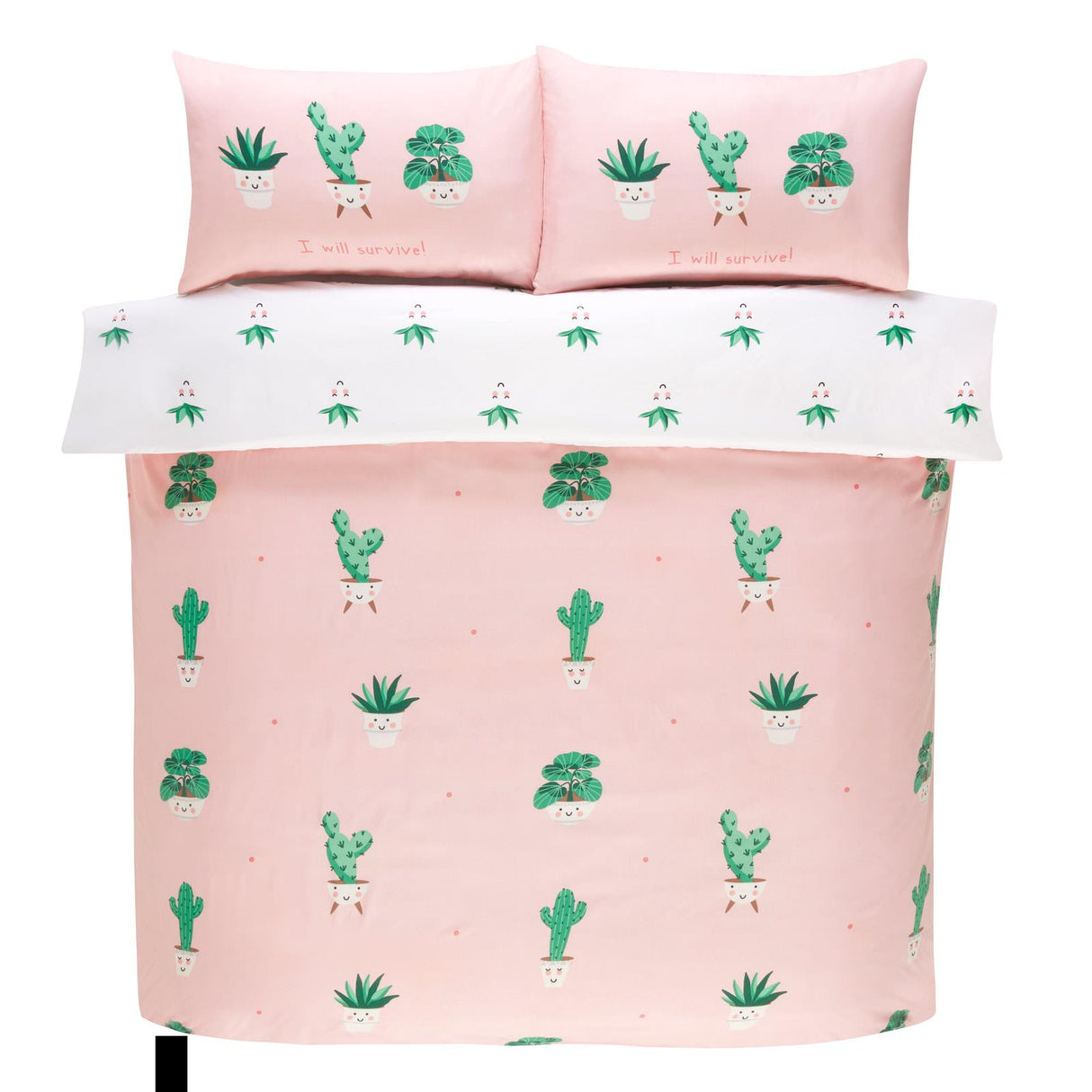 So Soft I Will Survive Pink Duvet Cover Set