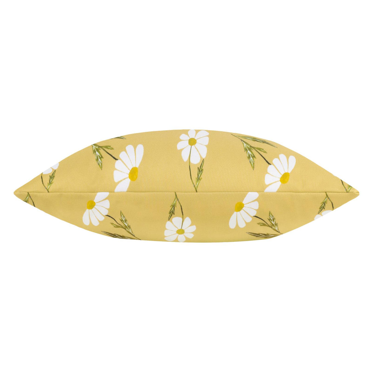 Daisies Floral Outdoor Cushion Cover Yellow