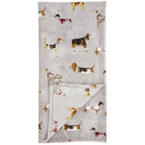 Country Dogs Fleece Throw