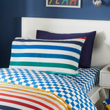 Beckett Stripe Multi Duvet Cover Set