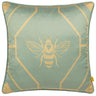 Bee Deco Geometric Cushion Cover 17" x 17" (43cm x 43cm)