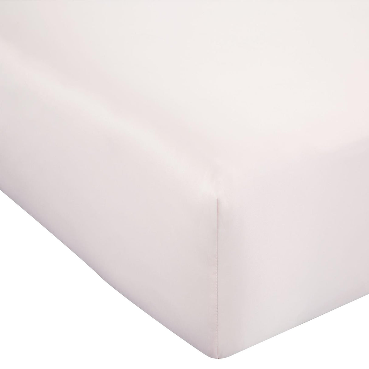 Silky Soft Satin Fitted Sheet Blush