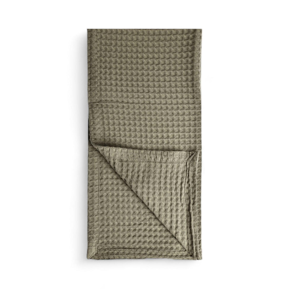 Premium Hotel Waffle Throw Khaki