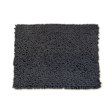 Jumbo Chenille Bobble Bath Mat Charcoal