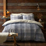 Mulford Check Duvet Cover Set Grey