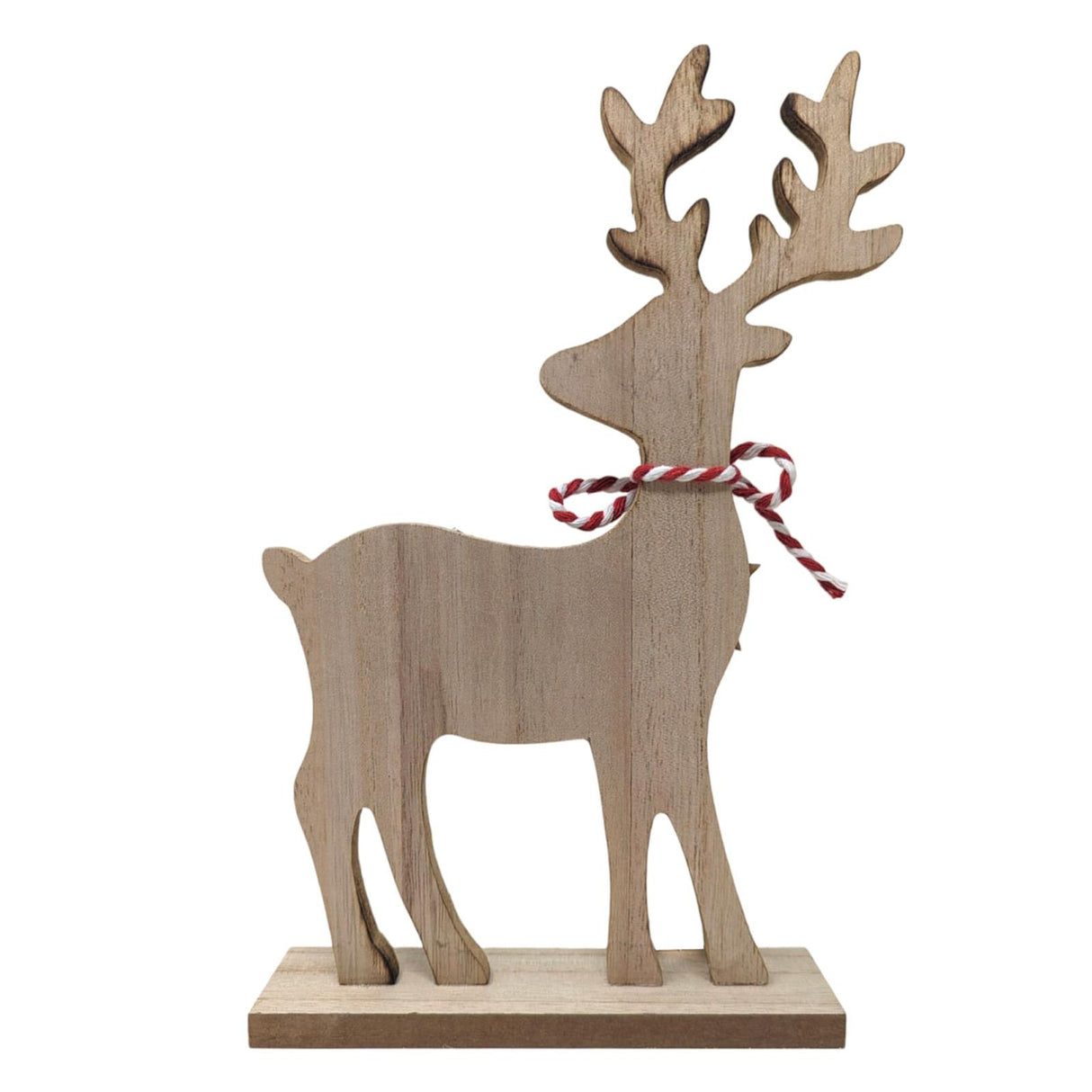 Wooden Xmas Reindeer Decoration