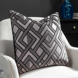 Henley Velvet Jacquard Cushion Cover 20" x 20" (50cm x 50cm)