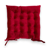 Holland Velvet Seat Pad Red