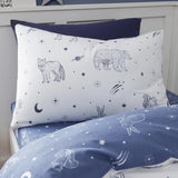 Brushed Starlight Animals Duvet Cover Set