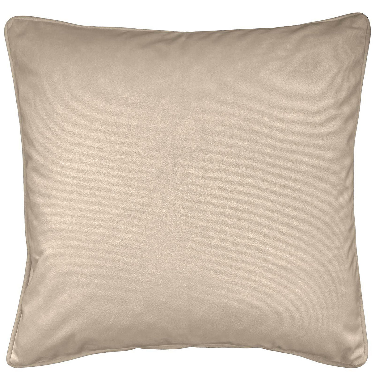 Large Oxford Velvet Cushion Cover Cream