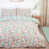 Amaryllis Floral Duvet Cover Set