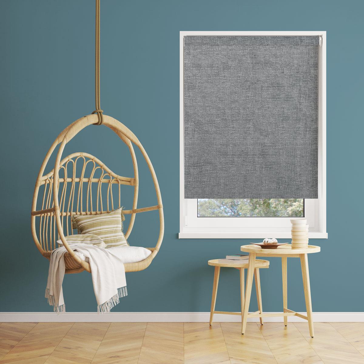 Soma Graphite Blackout Made to Measure Roller Blind