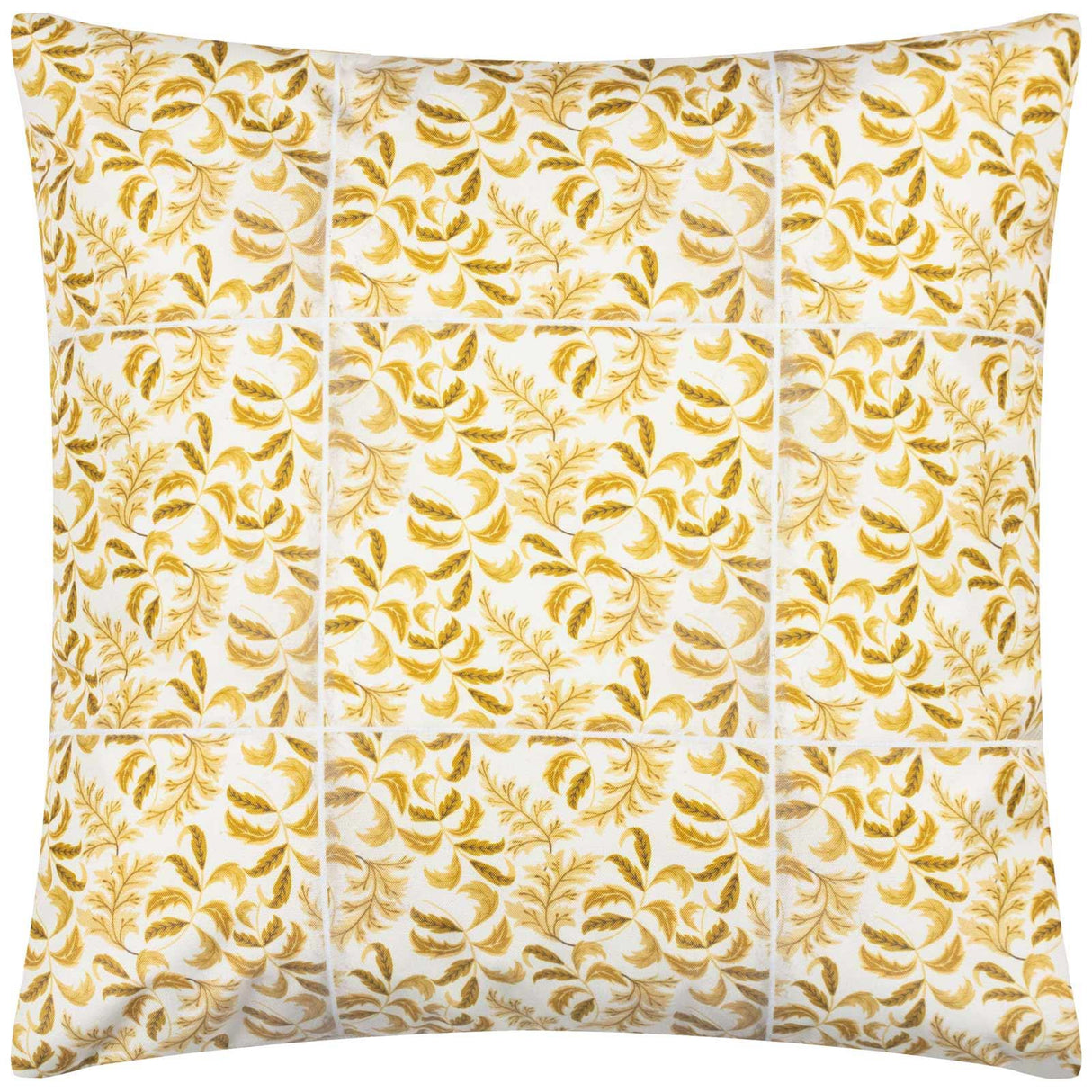 Minton Tiles Outdoor Cushion Cover Saffron