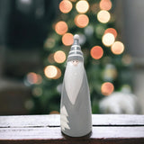 Grey Ceramic Santa Ornament