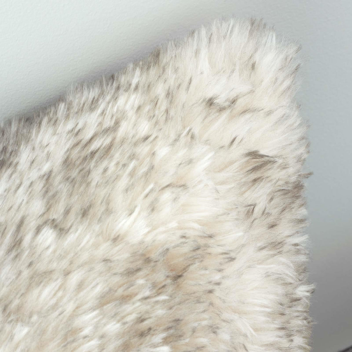 Arctic Fox Faux Fur Cushion