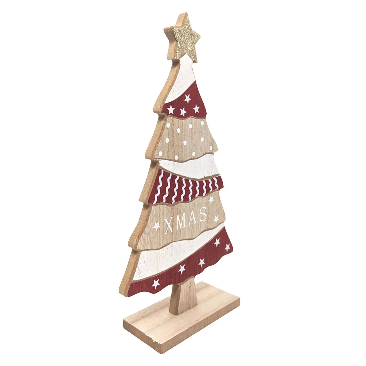 Wooden Xmas Tree Decoration