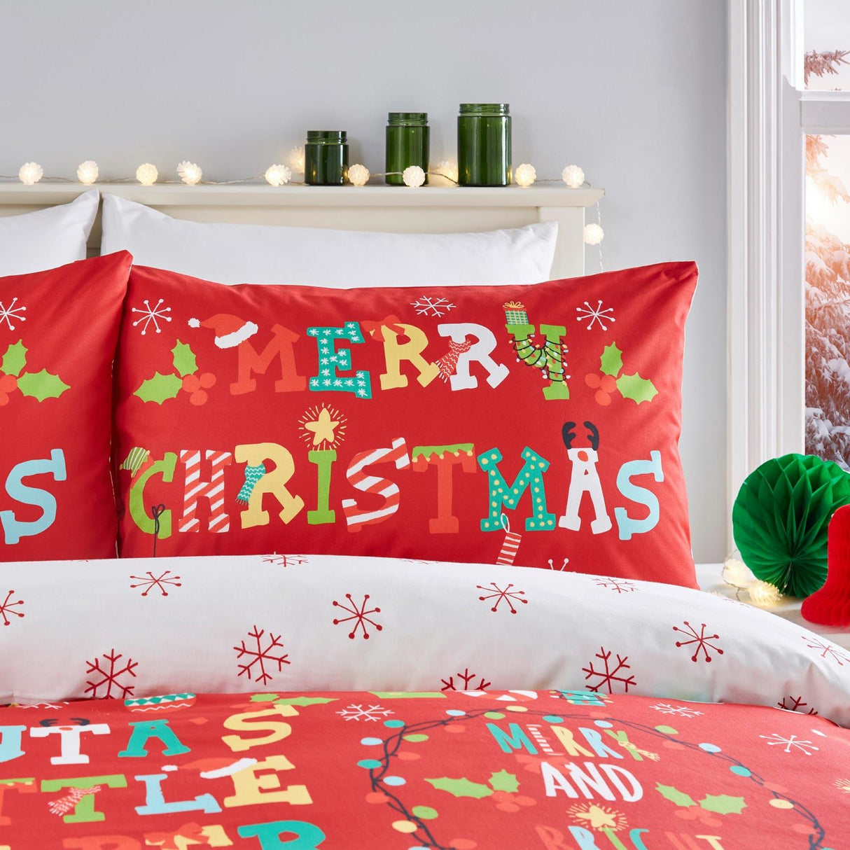 Santa's Little Helper Duvet Cover Set