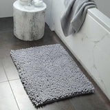 Jumbo Chenille Bobble Bath Mat Dove Grey