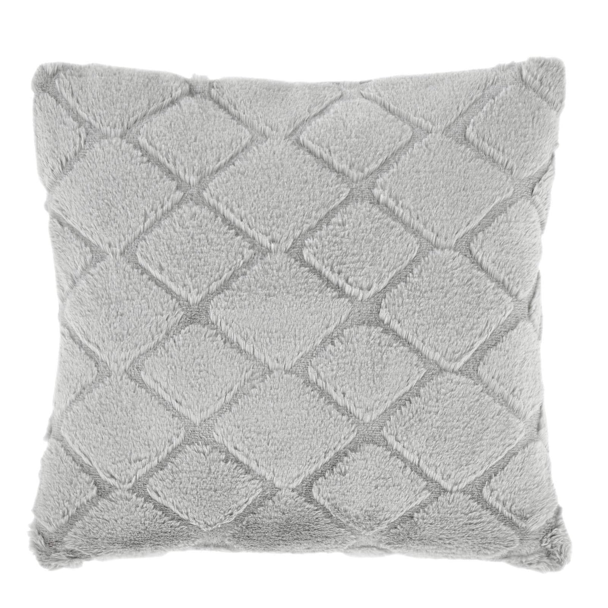 Cosy Diamond Cushion Silver